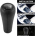 X AUTOHAUX 5 Speed Manual Gear Stick Shift Knob Transmission Gear Lever Stick Shifter Handle for BMW X1 E84 for BMW X3 E83 ABS Faux Leather Black ...