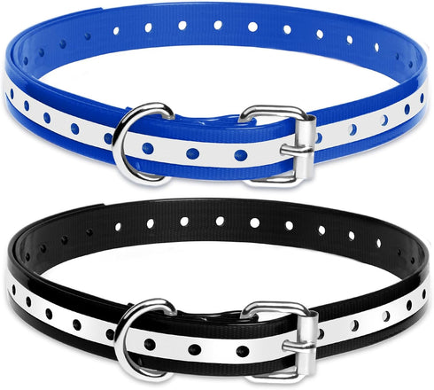 PaiPaitek Shock Collar Replacement Strap for Most of Training Collar, 3/4 Inch Dog Collar Replacement for Wireless Fence and Bark, Adjustable Wate...