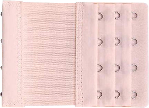 Women Bra Extender 4 Hooks 3 Rows Elastic Bra Band Hook Strap Extensions 4 Pack...