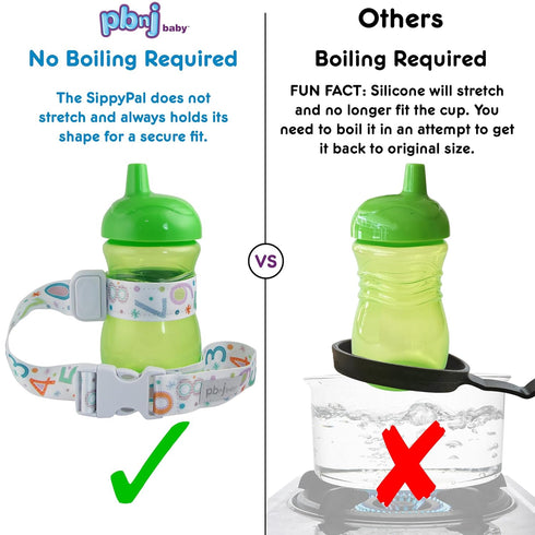SippyPal Sippy Cup Holder Strap Leash Tether (Sports 2-Pack)...