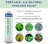 MOXE Migraine Relief Nasal Inhalers, Essential Oils for Headaches & Tension Relief, Portable Aromatherapy, Easy-to-Use, Pure & Undiluted, Peppermi...