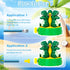 Outdoor Water Sprinkler Toys for Kids,Spinning Splash Dinosaur Summer Spray Toy with Hose Connector to Garden Backyard Outsider Play for Toddlers ...