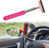 Car Rearview Mirror Wiper, Retractable Window Squeegee, Small Auto Squeegee Cleaner Water Side Mirror Wiper with Telescopic Long Handle, Snow Brus...