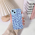 Compatible for iPhone 13 Case Cute Cool Leopard Print Design for Girls Women Soft TPU Shockproof Protective Girly for iPhone 13-Blue...