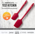 DI ORO - Large Silicone Spatula - 600ºF Heat-Resistant Spatula - Seamless Design - Pro-Grade Non-Stick Silicone Rubber with Reinforced Stainless S...