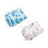 ALVABABY 2pcs Cloth Diaper Wet Dry Bags Waterproof Reusable with Two Zippered Pockets Travel Beach Pool Daycare Soiled Baby Items Yoga Gym Bag for...