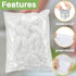 100 Bowl Covers Bread Proofing - Large Plastic Wrap for Food Sourdough Bread Baking Bread Rising Elastic Reusable Plate Covers Outdoor Food Fresh ...