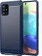 Samsung A71 5G case,Galaxy A71 5G case with HD Screen Protector, Soft TPU Slim Fashion Non-Slip Protective Phone Case Cover for Galaxy A71 5G (Nav...