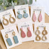 KEOKER Polymer Clay Texture Sheets, Clay Texture Mat for Making Earrings Jewerly, Polymer Clay Earrings Tools (A+B+C)...