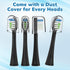 6 Pack Replacement Replacement Brush Heads for Waterpik Sonic Fusion Flossing Toothbrush Compatible with Sonic Fusion SF01/SF02 and Sonic Fusion 2...