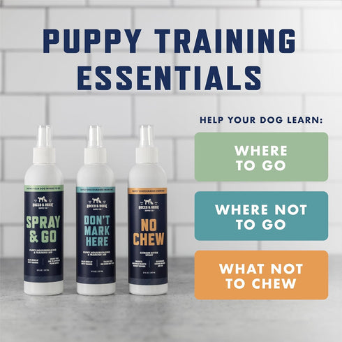 Rocco & Roxie Puppy Potty Training Go Here Spray for Dogs - Attract Dog to Pee in One Spot - Behavior and Housebreaking Aids - Indoor and Outdoor ...