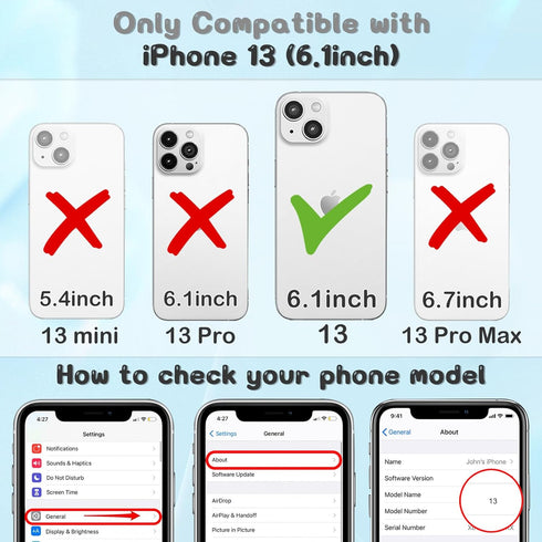 oqpa for iPhone 13 Case Cute Cartoon 3D Character Design Girly Cases for Girls Boys Women Teens Kawaii Unique Fun Cool Funny Silicone Soft Shockpr...