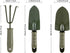 Premium 3 - in - 1 Plant Care Kit Soft Rubberized Non - Slip Ergonomic Handle Gardening Tool 3 Piece Gift Set for Home Garden Lawn Farm Herbs Indo...