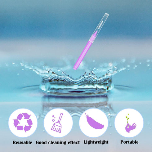 EasyHonor Braces Brush for Cleaner Interdental Brush Toothpick Dental Tooth Flossing Head Oral Dental Hygiene Flosser Toothpick Cleaners Tooth Cle...