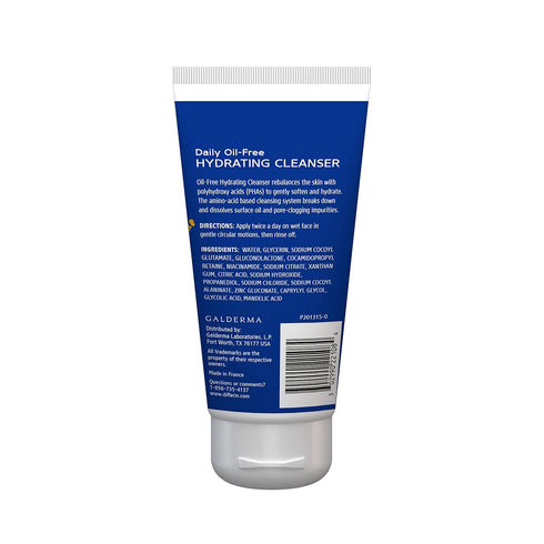 Differin Facial Cleanser, Daily Oil Free Hydrating Face Wash by the makers of Differin Gel, Gentle Skin Care for Acne Prone Skin, PHAs, 6 Oz....