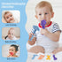 4 Pack Chew Baby Teething Toys for 0-12 Months, Freezable BPA Free Silicone Baby Molar Teether Chew Toys, Hammer Wrench Spanner Pliers Shape Baby ...