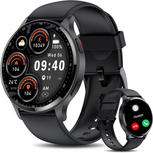 Smart Watches for Women Men (Call Receive/Dial), 1.5" Smartwatch with Call/Text/Heart Rate/Sleep/Calories Counter Game, IP68 Waterproof Fitness Tr...