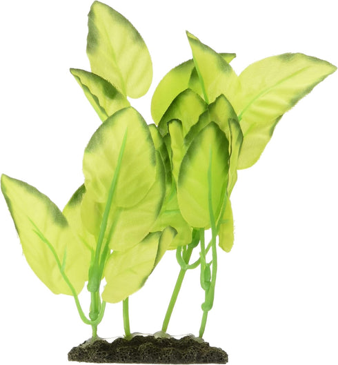 Marina Naturals, Green Foreground Silk Plant, Small Fish Tank Decoration, PP113...
