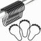 Black Shower Curtain Hooks, Amazer Shower Curtain Hooks, Shower Hooks for Shower Curtain, Decorative Shower Curtain Hooks Rust Proof Stainless Ste...