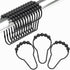Black Shower Curtain Hooks, Amazer Shower Curtain Hooks, Shower Hooks for Shower Curtain, Decorative Shower Curtain Hooks Rust Proof Stainless Ste...