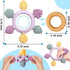 GJZZ Baby Teething Toys 6-12 Months, Montessori Sensory Toys, Baby Bath Toys, Fruit Baby Teether Toys, Toddlers Toys 0-3 6-12 Months, for Infants ...