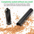Airtight Aluminum Metal Storage Tube(3 Packs), Cute Small Pill Box Case Waterproof and Smell Proof Metal Tube Container Holder with Keychain, Fit ...