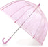 totes Kids Clear Bubble Umbrella with Dome Canopy, Lightweight Design, Wind and Rain Protection Umbrella, Pink, Kids - 38" Canopy...