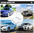 2 PCS Car Sector-shaped Blind Spot Mirror, 1.96-inch High-definition Glass Frameless Convex Rearview Mirror, Adjustable Reversing Assist Mirror Ac...