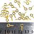300PCS Mini Screw Eye Pin Pegs, 10 x 5mm Hooks, Self Tapping Screws for Arts & Crafts, Cork Top Bottles & DIY Jewelry Making (Gold)...