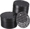 PATIKIL Flower Pot Hole Mesh Pad, 60Pcs 1.8 Inch/4.5cm Round Rigid Bonsai Drainage Mesh Grid Screen Bottom Grid Mat for Garden, Black...