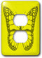 3dRose lsp_167766_6 Pretty Yellow Butterfly Light Switch Cover...
