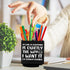 Wooden Spinning Pen Holder for Desk I'll Remember It Later Pencil Holder Cute Organizer Funny Desk Decor Pencil Case Art Supply Storage Box for Ho...