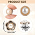 35PCS Pearl Brooch Pins, Safety Pins for Women No Sewing Pant Waist Tightener Cover Up Buttons Sweater Shawl Hat Clip Neckline Pins Double Faux Pe...