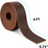 Mandala Crafts 3/4 Inch Wide Brown Leather Straps for Crafts - 2.5mm Thick 6 Feet Long Flat Soft Genuine Full Grain Cowhide Leather Strips Bands f...