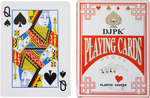 Yuanhe Jumbo Large Playing Cards - Giant Deck of Cards Oversized Full Deck Huge Poker for Casino Party Decorations, 5x7 inch...