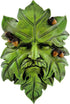 Outdoor Garden Backyard Décor Garden Acorn Greenman Hanging Plaque...