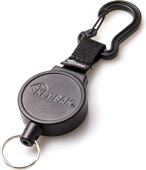 KEY-BAK MID6 Retractable Carabiner Keychain with 36" Retractable Cord, 6 oz. Retraction...