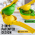 Simple Craft Premium Metal 2-in-1 Lemon Squeezer Sturdy Max Extraction Hand Juicer Lemon Squeezer - Easy to Clean Manual Citrus Juicer - Easy-Use ...