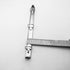 2Pcs Metal Standard Letter Size 3-Ring Binder Mechanism with booster ?3 O Rings,1 inch=25mm Capacity,20mm base width,Loose Leaf Binding Spines Com...
