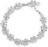 EVER FAITH Wedding Jewerly Hand Accessory Prong Cubic Zirconia Birthstone Marquise Leaf Elegant Tennis Bracelet...