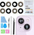 2PCS ASDAWN Back Rear Camera Lens Glass Replacement for iPhone 14 and 14 Plus Camera Glass Lens Replacement with Pre-Installed Adhesive + Repair T...