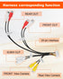 RCA Harness Cable Connector Adapter for Stereo Radio, Fits for Alpine ILXW650 ILX-W650 ILX-W650E ILXW650E, Replace E2703004590...