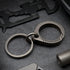 Titanium Key Holder Heavy Duty Quick Release Keychain Clip with Key Ring for Men and Women...