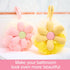 Bath Loofah Sponge- Mesh Pouf Flower Shaped Body Scrubber, Duo Pack – Exfoliating Shower Sponge for Women, Gift in Beauty Bathing Accessories...