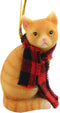 Orange Tabby Cat Christmas Ornament, 3 Inches...