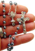 Westman Works First Holy Communion Rosary Beads with Metal Crucifix & Center for Boys or Girls...