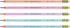 Ticonderoga® Pastel Pencils, 2 Soft, Assorted Colors, Pack Of 10 Pencils...