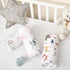 david's kids Minky Baby Blanket for Girls, Soft Lightweight Micro Fleece Blanket with Double Layer, Dotted Backing, Breathable Receiving Blanket f...