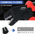 Dupont Crimping Tool, Dupont Connector Tool Wire Crimp Tool AWG 28-18 (0.1-1mm²) for JST Terminal Connector, XH 2.54mm, C3-R 2.54mm, Dupont 2.54/3...
