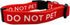 Do Not Pet Dog Collar - Prevents Accidents Warning Small Medium Large Dogs (Medium, Red)...
